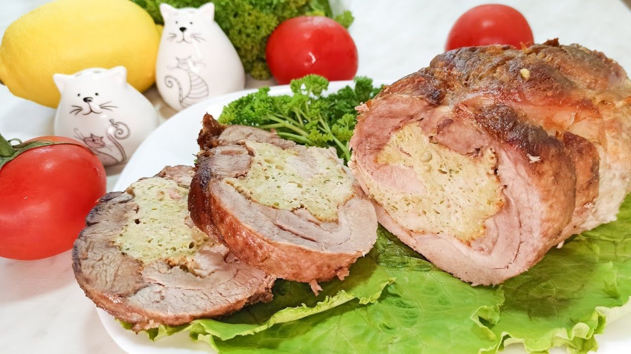 Добавляю соль, специи и сворачиваю рулетом! Получается невероятная вкуснятина к Ужину! смотреть онлайн