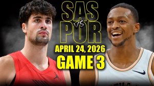 25.04.2026 | ОБЗОР МАТЧА | 1/8 Финала | Портленд Трэйл Блэйзерс - Сан-Антонио Спёрс | Highlights