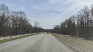 Еду по дамбе в ТК/река поднимается/ 27.04.26г