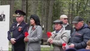 Митинг в годовщину трагедии на Чернобыльской А.С, городок  Лермонтов ,Ставропольского...