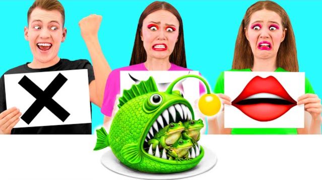 Откуси Лизни или Ничего Челлендж  Смешные Рецепты с Едой