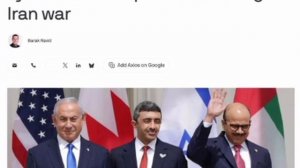 ‼️🇮🇱🇦🇪 Израиль тайно перебросил «Железный купол» и своих солдат в ОАЭ, — Axios

▪️В разгар войны