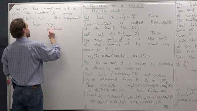 Smirnov S.V. - Linear Algebra - 5. Rank Of A Matrix