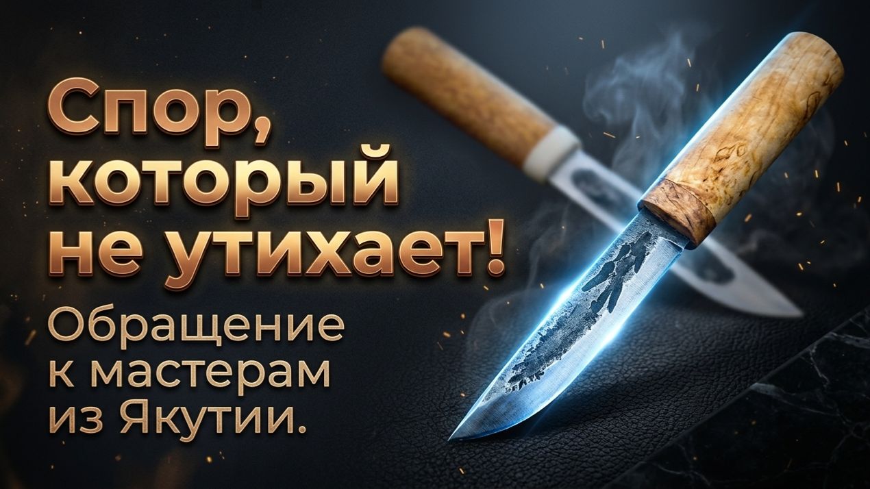 Спор, который не утихает! Обращение к мастерам из Якутии Обзор северных ножей