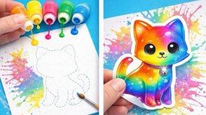 DIY наборы наклеек, которые тебе понравятся! 🎨 Лёгкие арт идеи