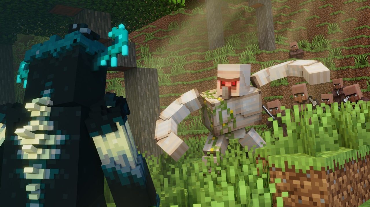 Жители деревни ПРОТИВ СТРАЖА! (Майнкрафт анимация)