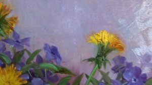 Одуванчики и барвинки