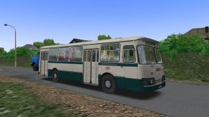 Поездка на ЛиАЗ-677М по маршруту №4 по карте Русская Глубинка 2.6