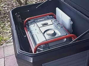 Генератор с автозапуском в контейнере для дома и дачи