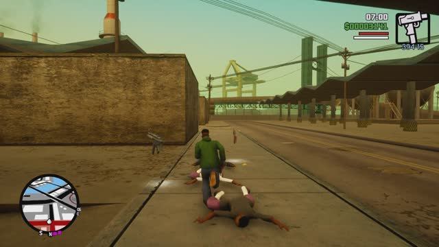 GTA San Andreas Definitive Edition. Захватил второй район .