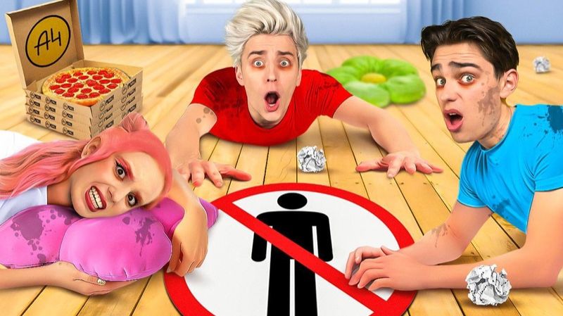 Кто Последний ВСТАНЕТ с ПОЛА Челлендж ! А4 А 4 а4