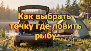 Как найти точку лова на выбранном месте