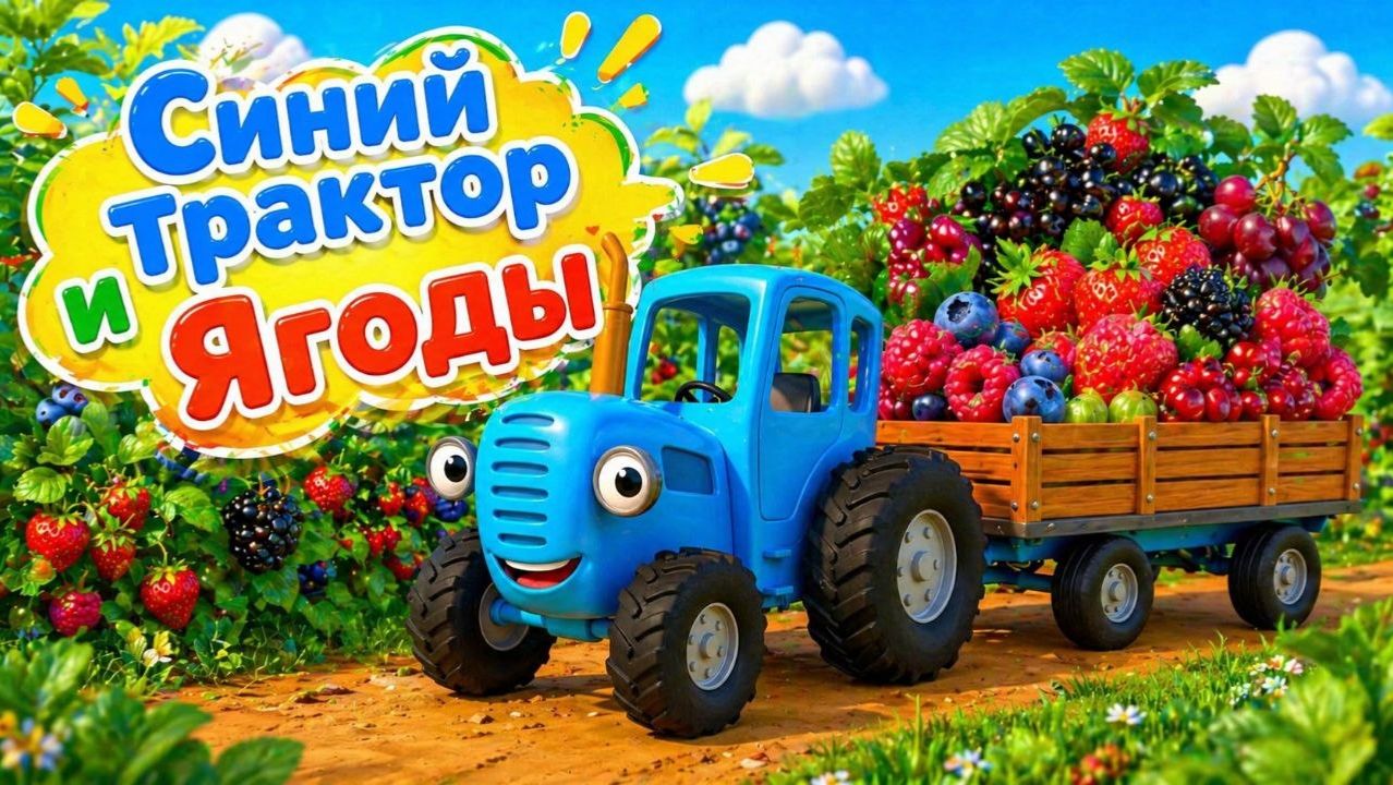 Синий Трактор и Ягоды! Мультик для малышей