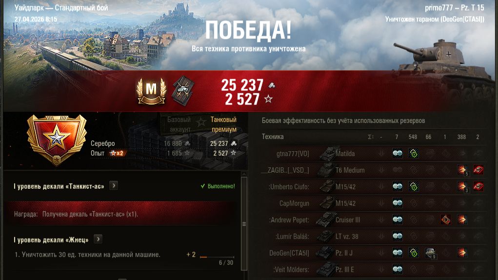 Pz T15 мастер