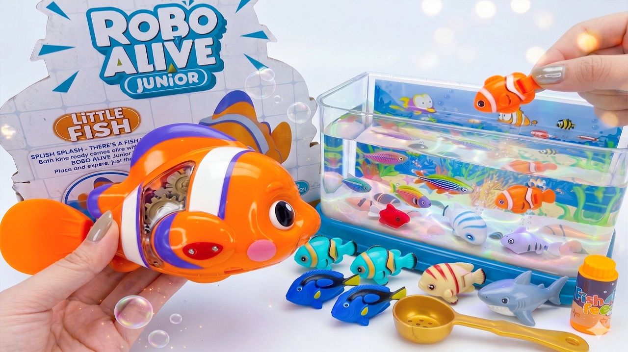 Распаковка игрушечного Аквариума Робо Alive Magic 🐠Открытие Игрушечного Аквариума смотреть онлайн