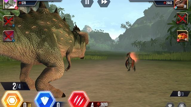 Дрожь земли закончилось, сделала гибрид, « Я играю в Jurassic World The Game »