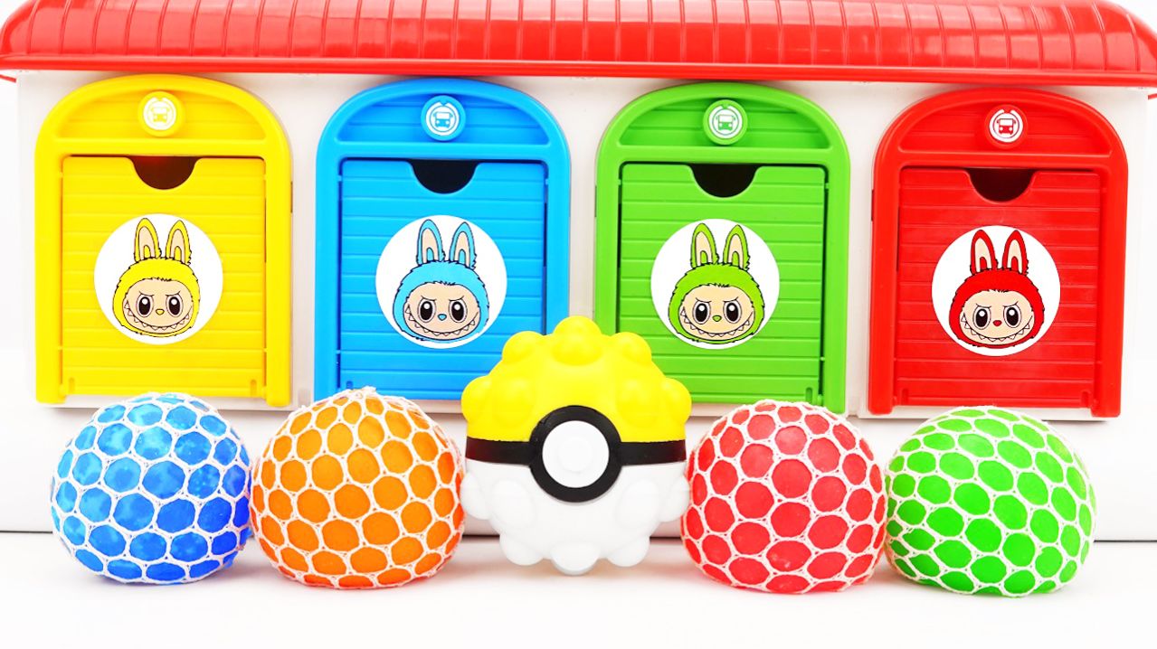 Мультики для малышей. Яркие гаражи Лабубу и героев с игрушками. Мультики для детей смотреть онлайн.