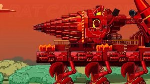 MKZT Ballistic Missile Carrier vs FIRE TRUCK - Helpless Monster!   Tank Cartoon Battle