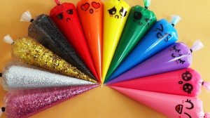 Мультики для малышей. Смешиваем яркий слайм из кондитерских мешков. Смотреть онлайн мультики детям.