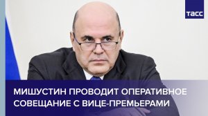 Мишустин проводит оперативное совещание с вице-премьерами