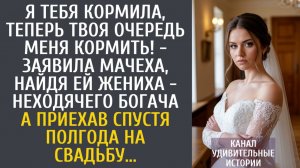 Истории из жизни Я тебя кормила, теперь твоя очередь! - заявила мачеха, найдя ей жениха...