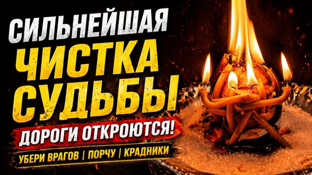 🪐_Чистка_судьбы_Отрытие_всех_дорог_жизни_Избавление_от_врагов
