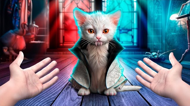 Строим секретный вампирский домик для кота