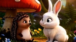 Зайчишка и ежик