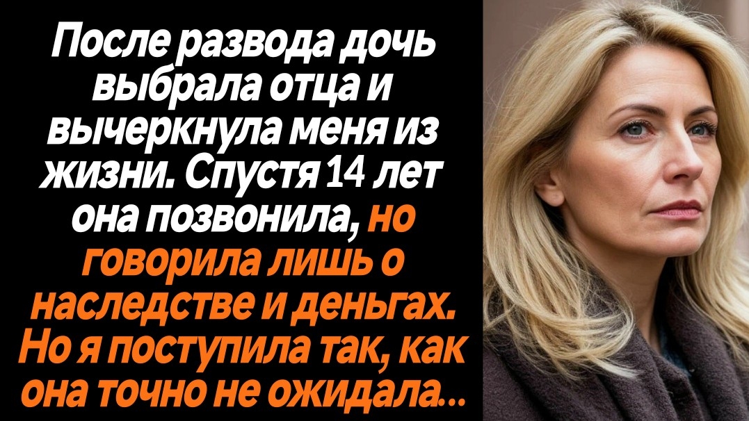 Жизненные истории/После развода дочь выбрала отца и вычеркнула меня из своей жизни