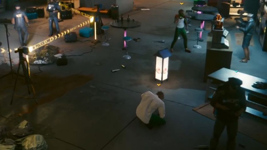 Cyberpunk 2077. Very bad cops  night-city