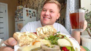 ПОЛЕЗНЫЙ ЗАВТРАК 🍳 МУКБАНГ😋 ОБОЖАЮ ЭТО КУШАТЬ