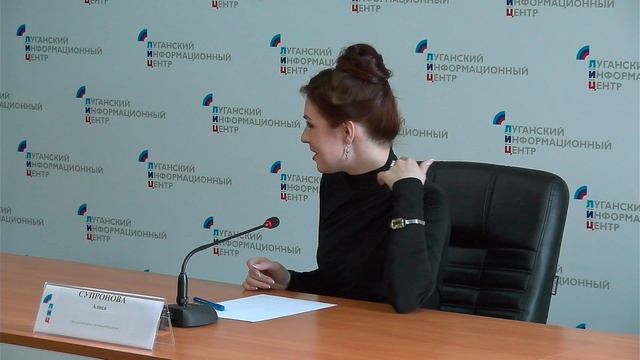 Брифинг заслуженной артистки Чеченской Республики Алисы Супроновой
