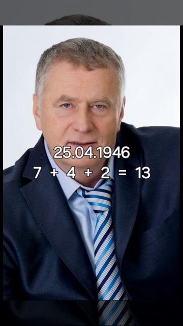 Жириновский: 80 лет, #нумерология