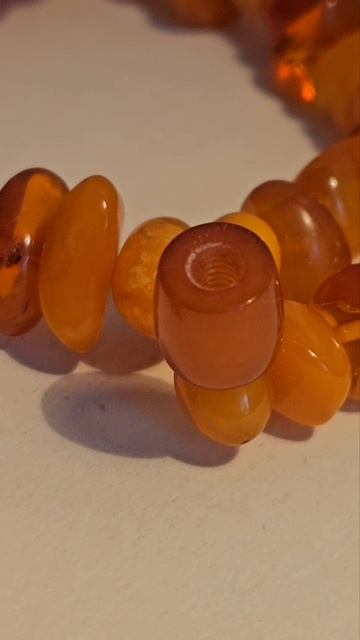 Винтажные бусы из января 
советского времени