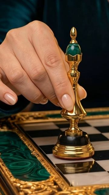 Каменные шахматы «Баталия» – настоящее произведение искусства, созданное для людей со вкусом.