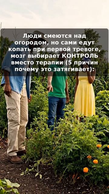 Почему огород затягивает?