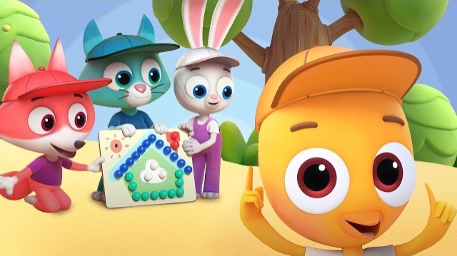 ⛅️Домик для облака |Обучение в красках🍿🌈