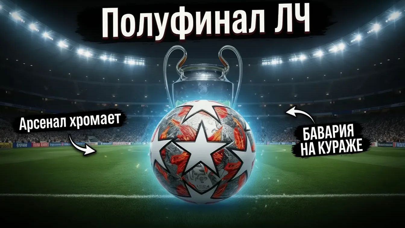 Прогноз на лигу чемпионов плей-офф 1/2 первые матчи #футбол #soccer