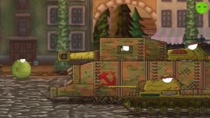 ЖЕЛЕЗНЫЙ САМУРАЙ РУБИТ КВ-44! Ратте ПРОТИВ Гроссштурмана - Мультики про танки