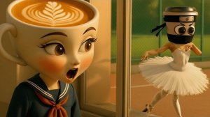 МУльтфильм. Итальянская песня Brain Lot Семья балерин