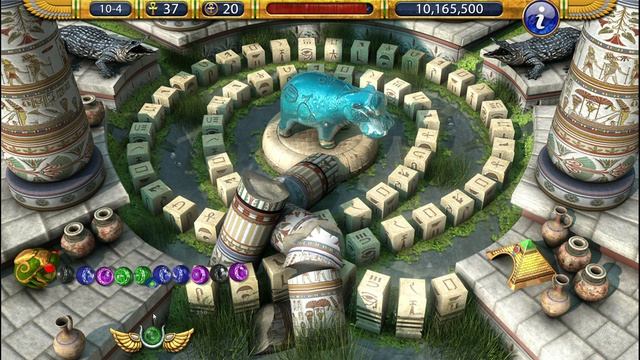 Прохождение игры Luxor 2 HD. 10-ая серия.