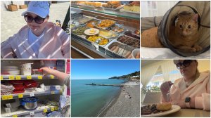 ВЛОГ: Я В ШОКЕ ОТ ОСОЗНАНИЯ 😮/ СХОДИЛИ НА МОРЕ И ВКУСНО ПОЕЛИ В СТОЛОВОЙ /НОВАЯ КОЛЛЕКЦИЯ С ВИШНЯМИ