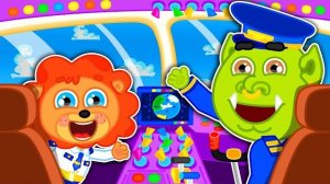 Маша и Леопольд. Экзамен пилота - Мультик для детей - Lion Family на русском