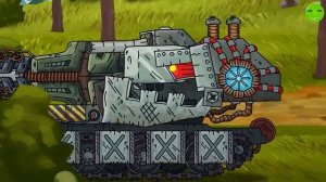 WHO IS IN THIS MONSTER The Rebirth of the Machine-Monster - Cartoons about tanks