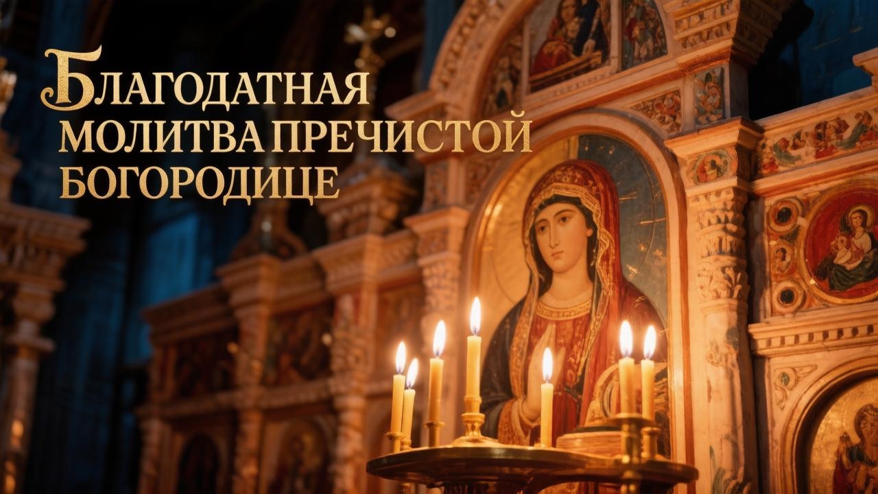 Благодатная молитва Пречистой Богородице Обязательно помолись сегодня☦️