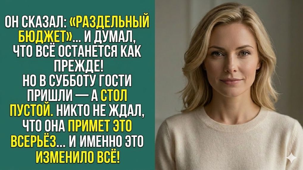 РОДНЯ ПРИВЫКЛА ЕСТЬ ЗА ЕЁ СЧЁТ  НО ОДНА СУББОТА ВСЁ ИЗМЕНИЛА Слушать житейские истории. Аудиокниг