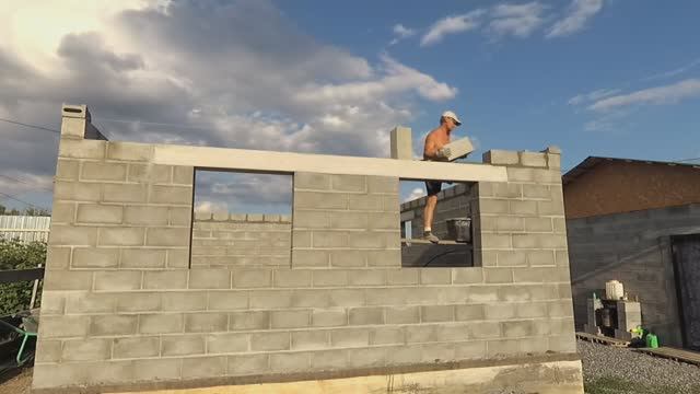 Стройка капитальной бани своими руками из шлакоблока