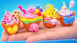 Крошечные лакомства, большое веселье! Десерты своими руками для кукол 🌈