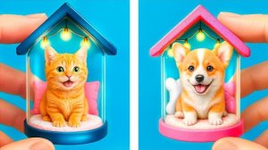 Строим секретные домики для животных. Лайфхаки для владельцев животных