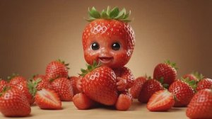 Мило или жутко? Фруктовые малыши едят | Лучшее видео